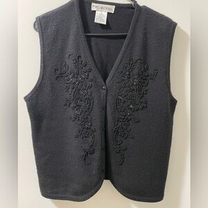Vintage Wool Blend Sweater Vest